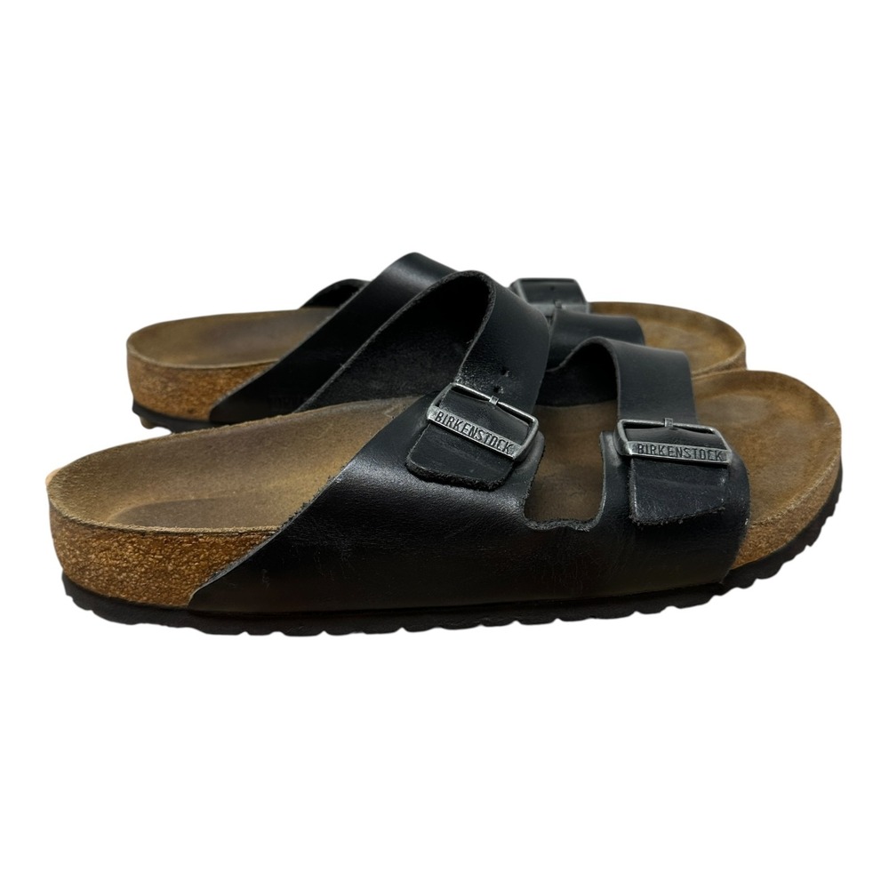 Birkenstock Arizona Soft Footbed Leather Preppy Habana Size 44  11-11.5 - Picture 3 of 13